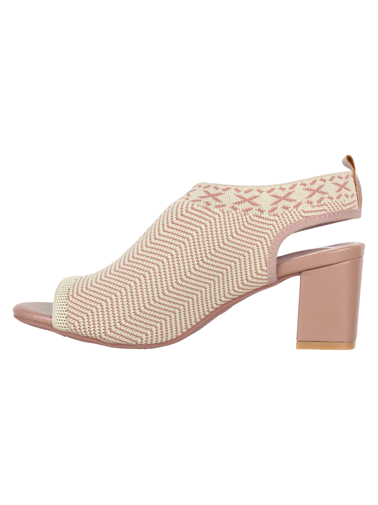 The Ravishing Fillet Suede Block Heels in Beige – Cippele